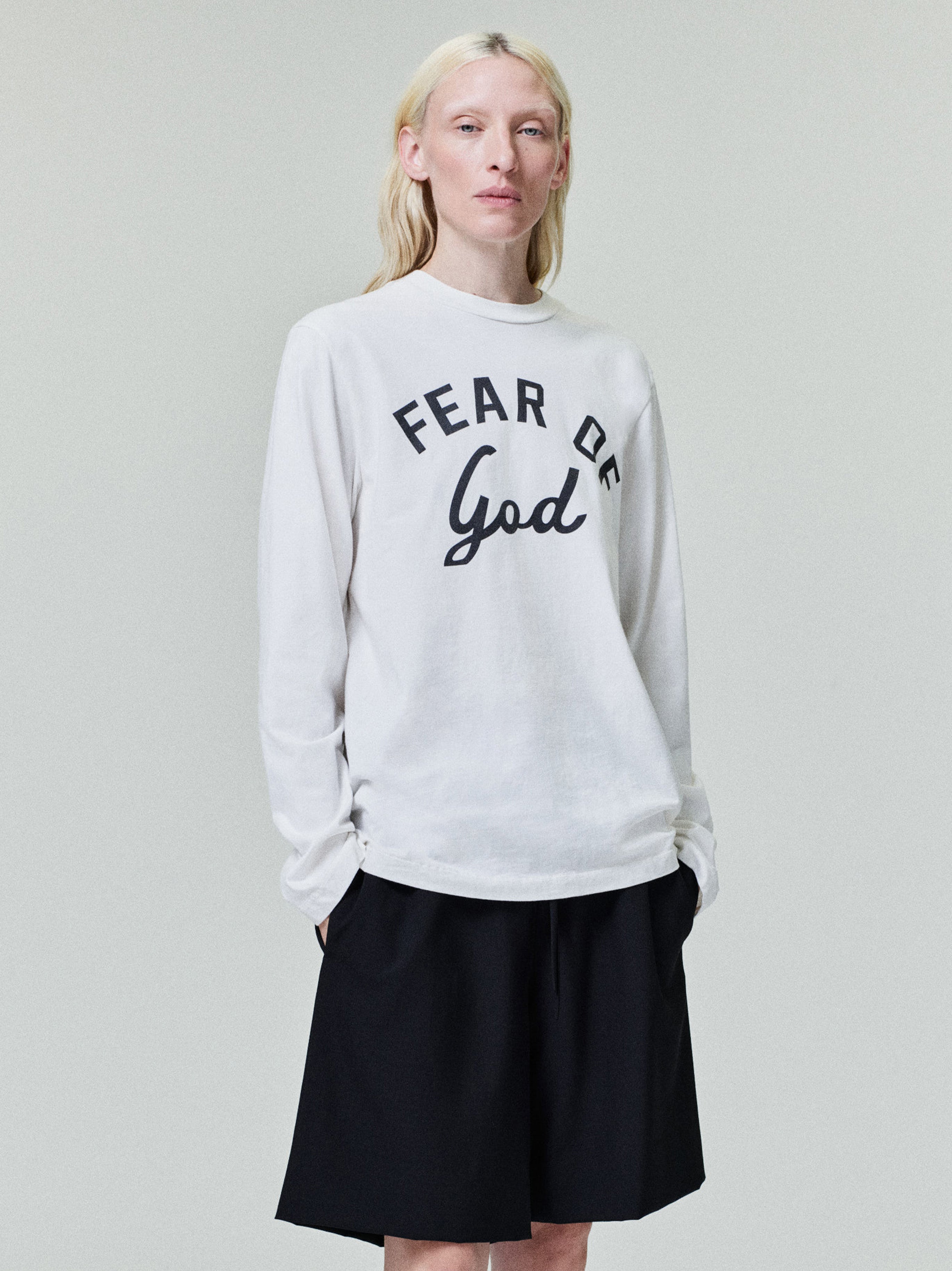 Womens Varsity Long Sleeve Tee – Fear of God