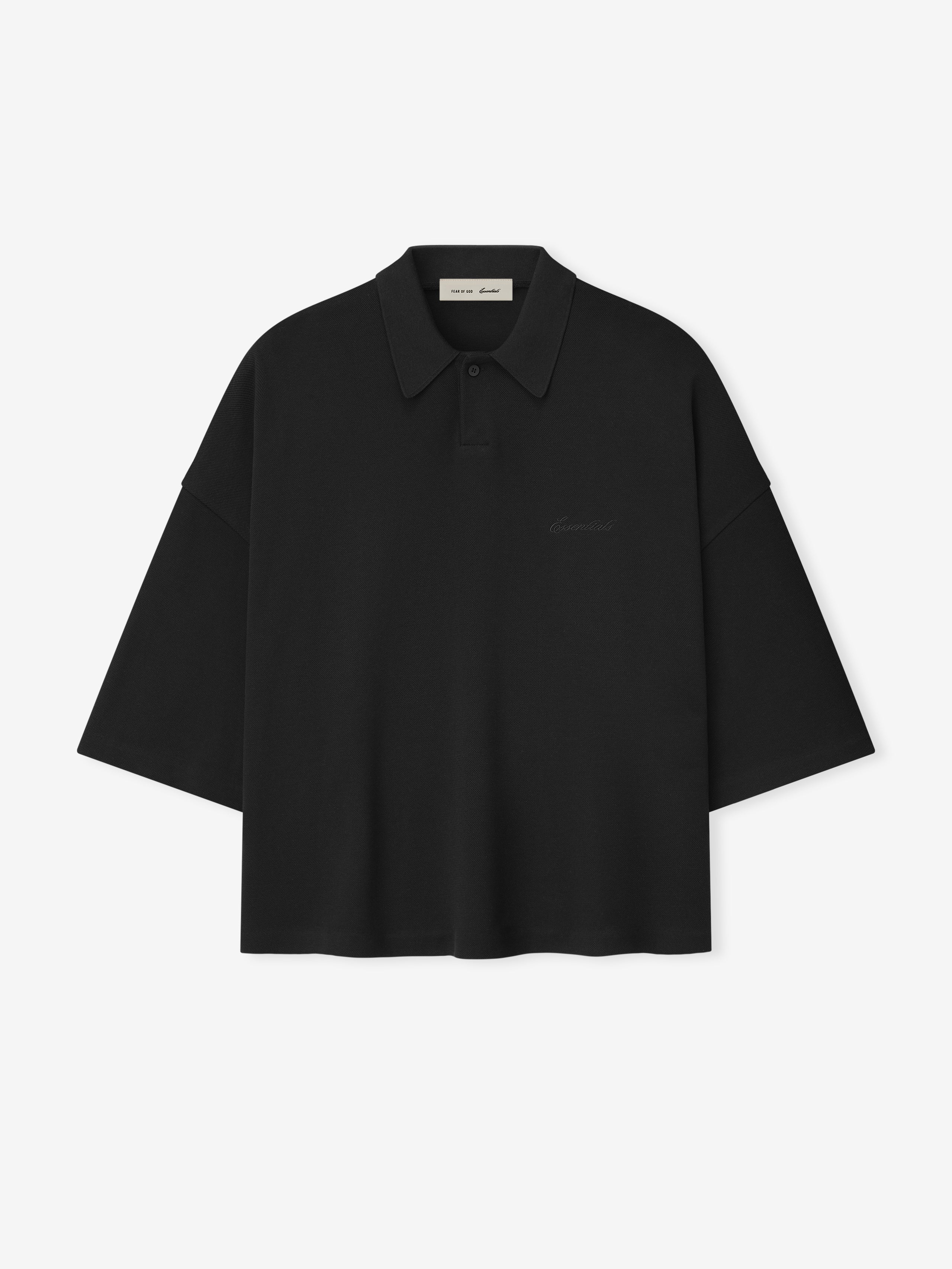 Pique Signature 90s Cropped Polo – Fear of God