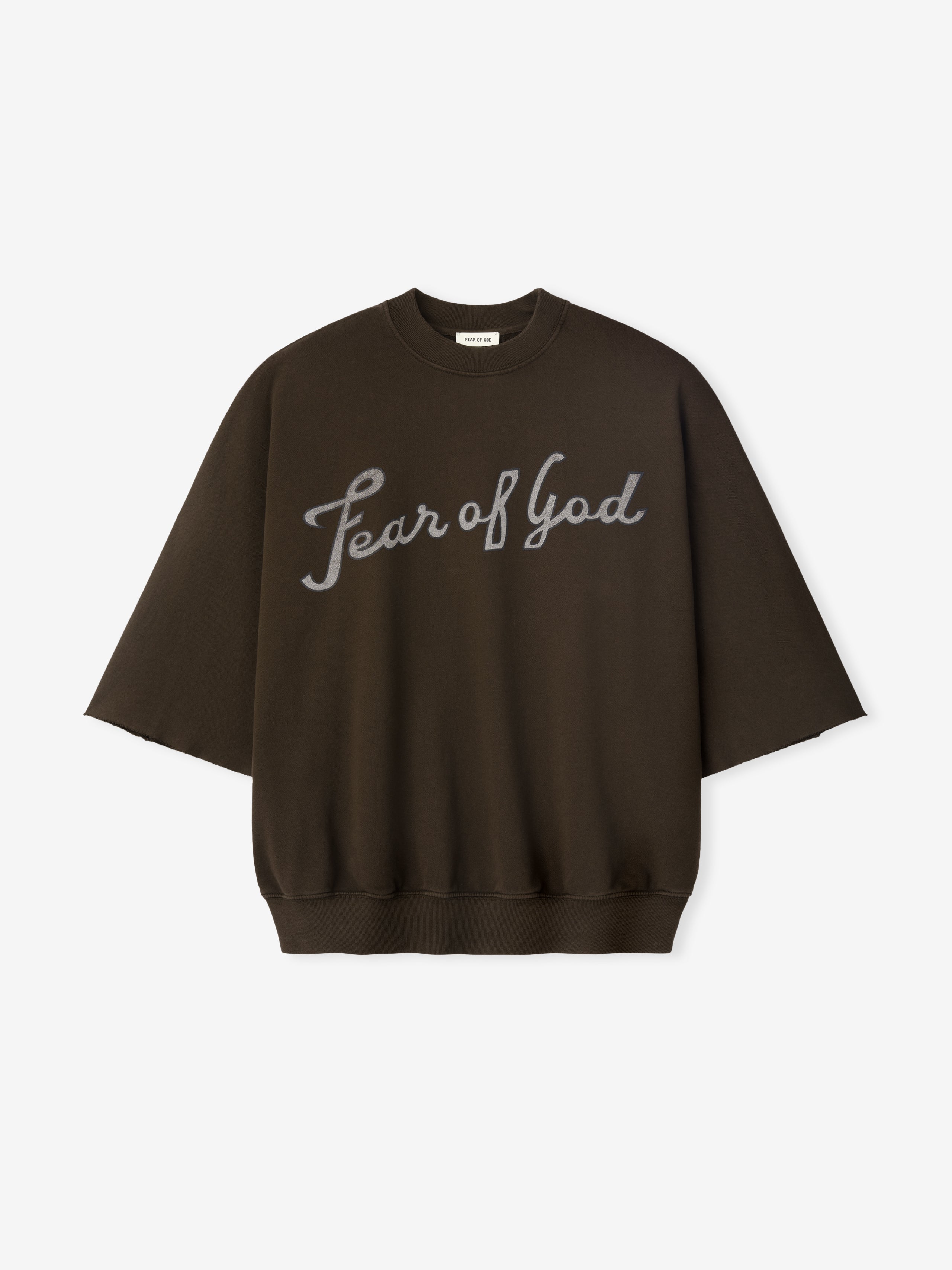 最安値　fear of god half sleeve sweat shirt 43 Cut Sleeve Sweatshirt – Fear of God
