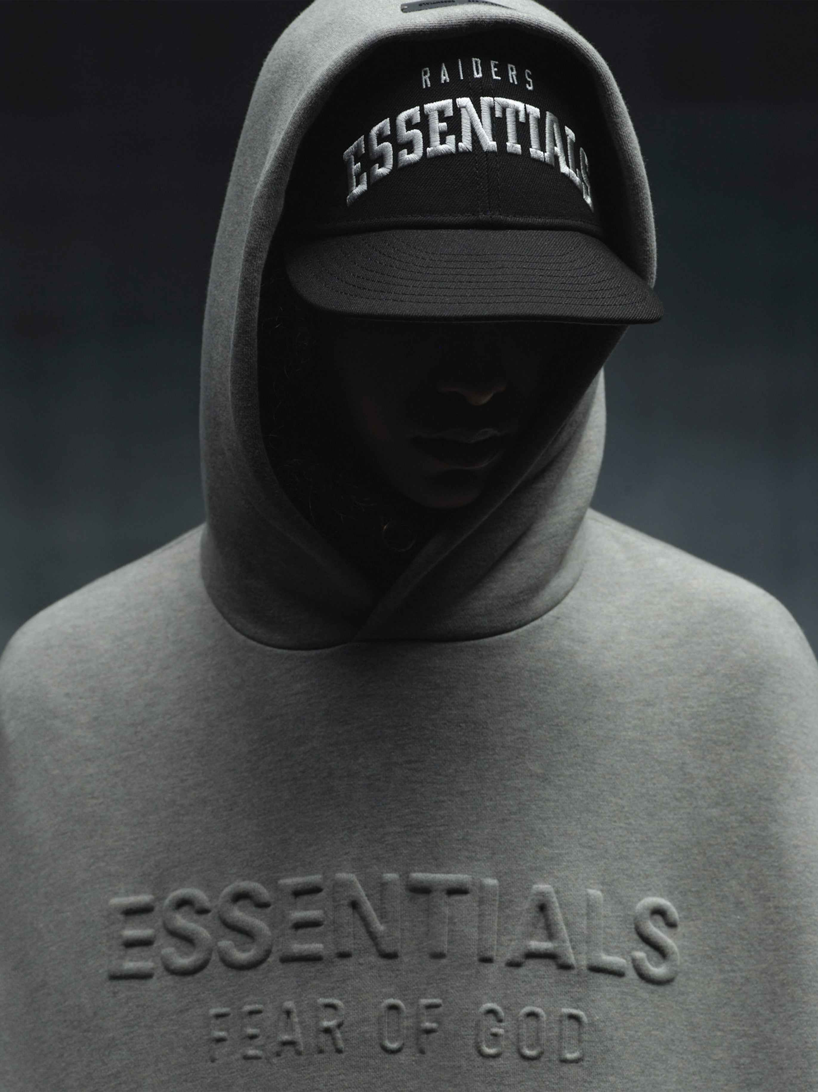 RC 9FIFTY FEAR OF GOD ESSENTIALS ロゴ Raiders 9Fifty RC Snapback – Fear of God