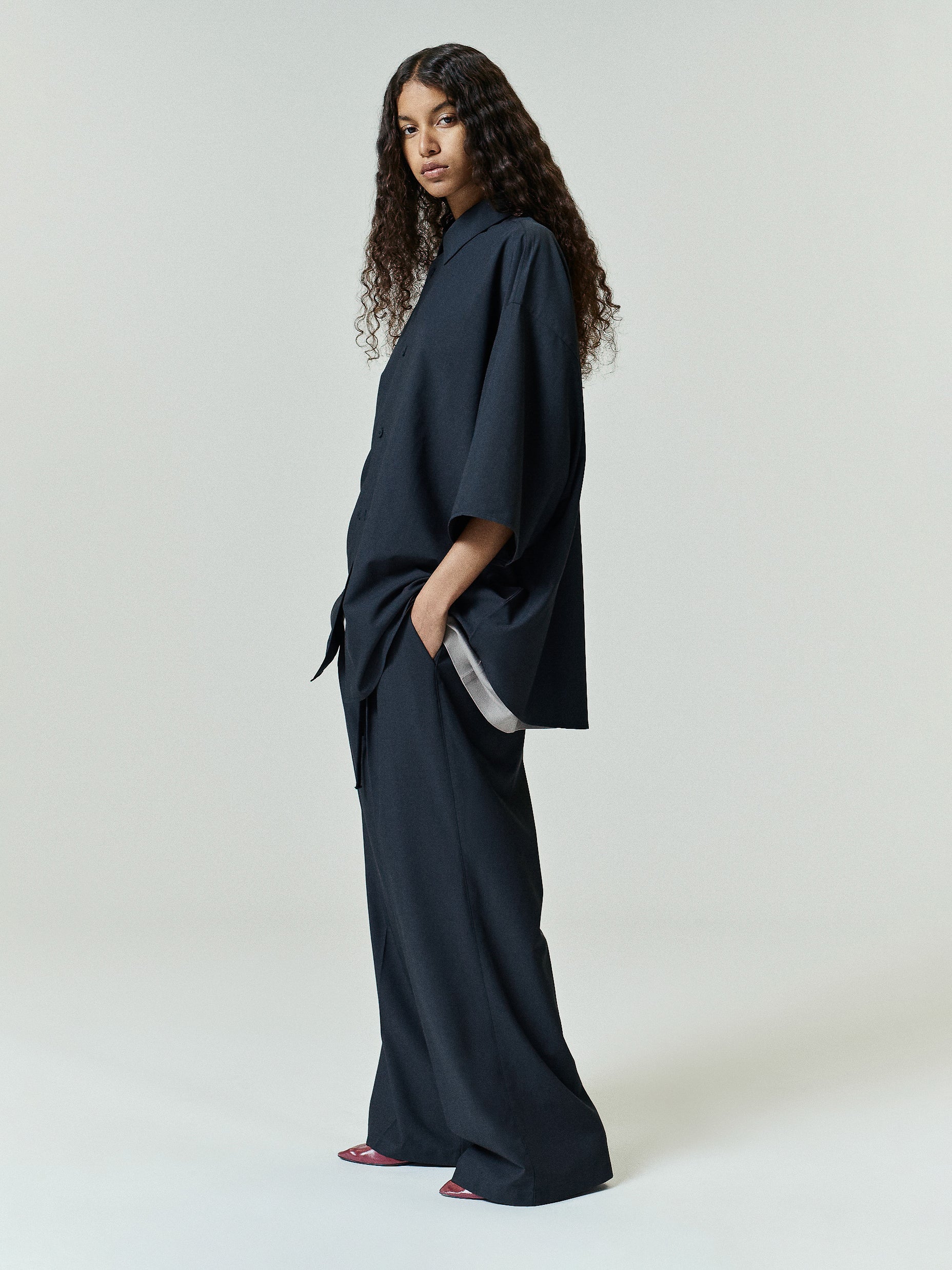 Silk Blend Pleat Front Drawstring Pant – Fear of God