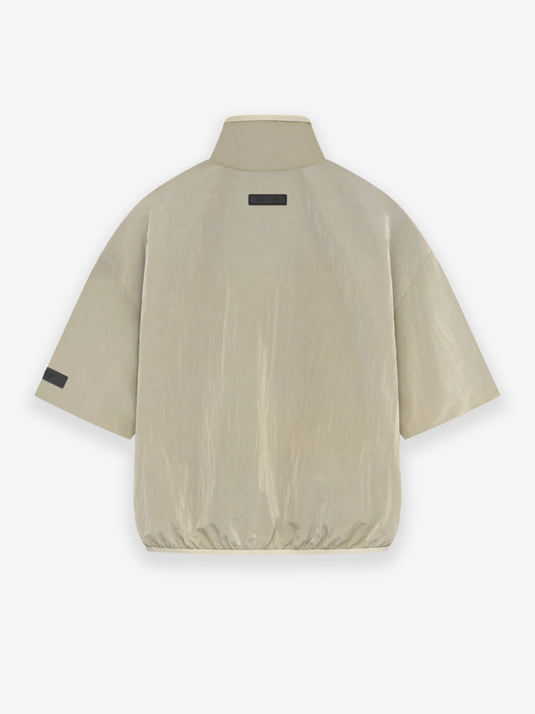 Crinkle Nylon Halfzip SS Shirt