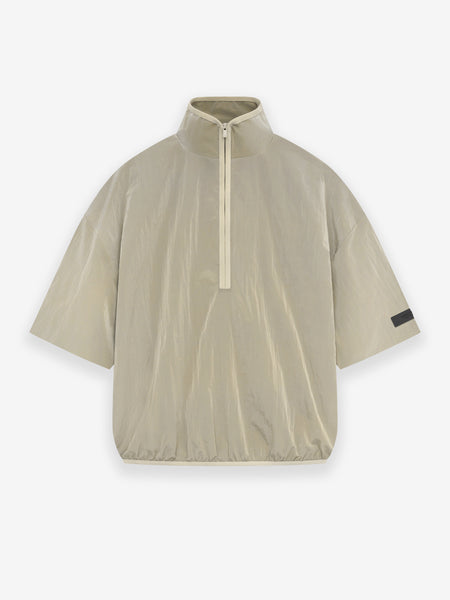 Crinkle Nylon Halfzip SS Shirt