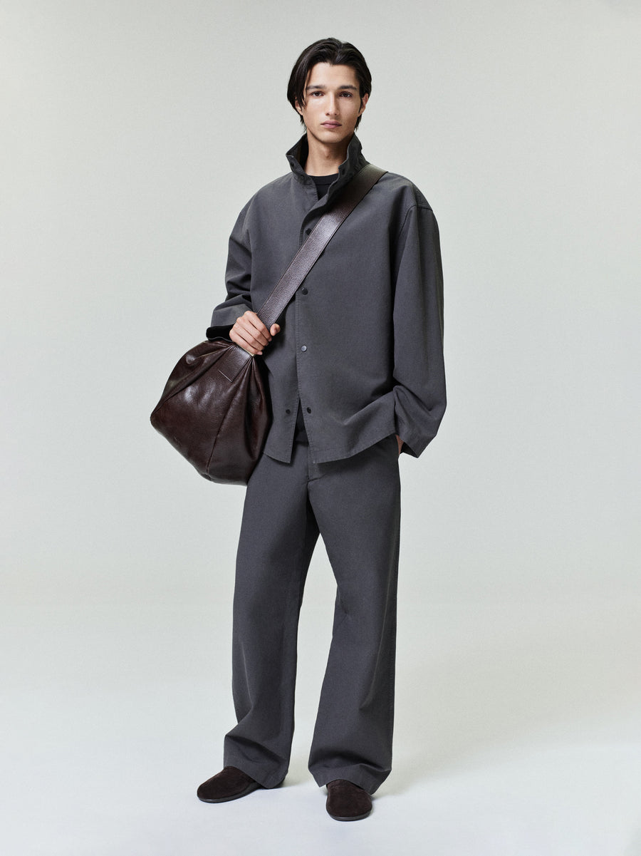 Casual Flat Front Pant Dark Grey / 46 view 1