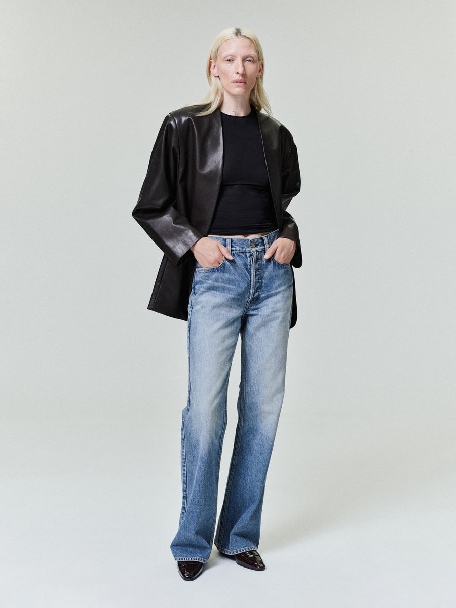 Womens Denim 70s 5 Pkt Medium Indigo / 24 view 1