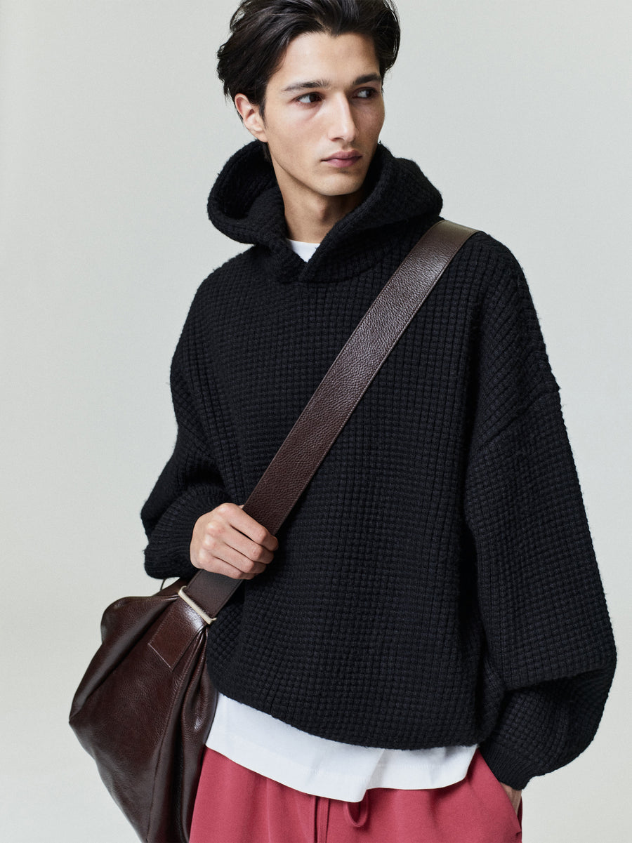 Heavy Waffle 90's Hoodie