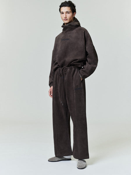 Suede Fleece Flare Pant
