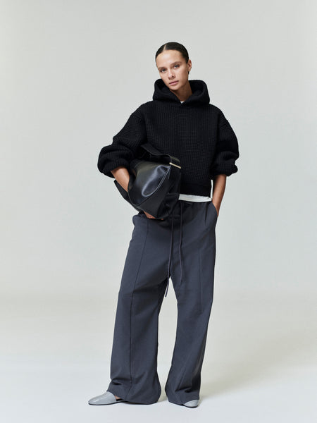 Womens Heavy Waffle 90s Hoodie