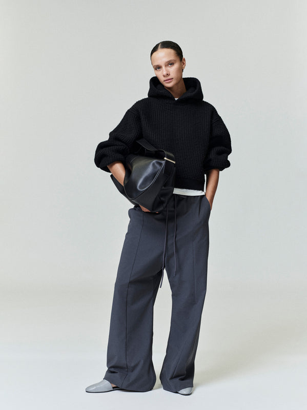 Womens Heavy Waffle 90s Hoodie