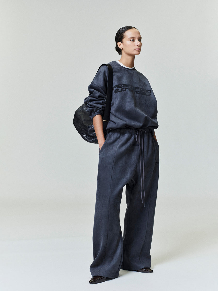 Suede Fleece Modern Crewneck Sweatshirt - Fear of God