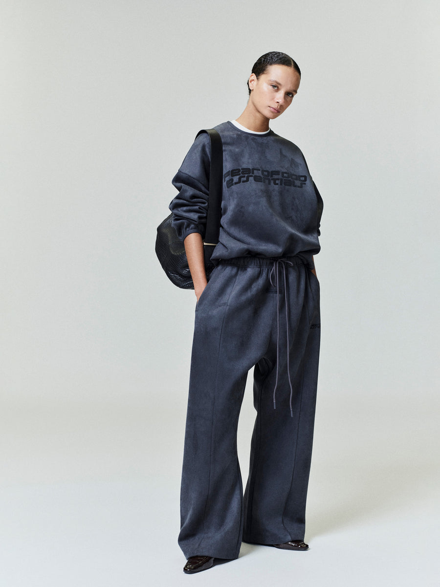 Suede Fleece Modern Crewneck Sweatshirt - Fear of God