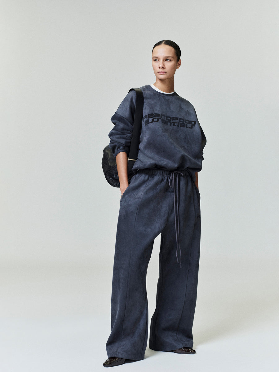 Suede Fleece Modern Crewneck Sweatshirt - Fear of God