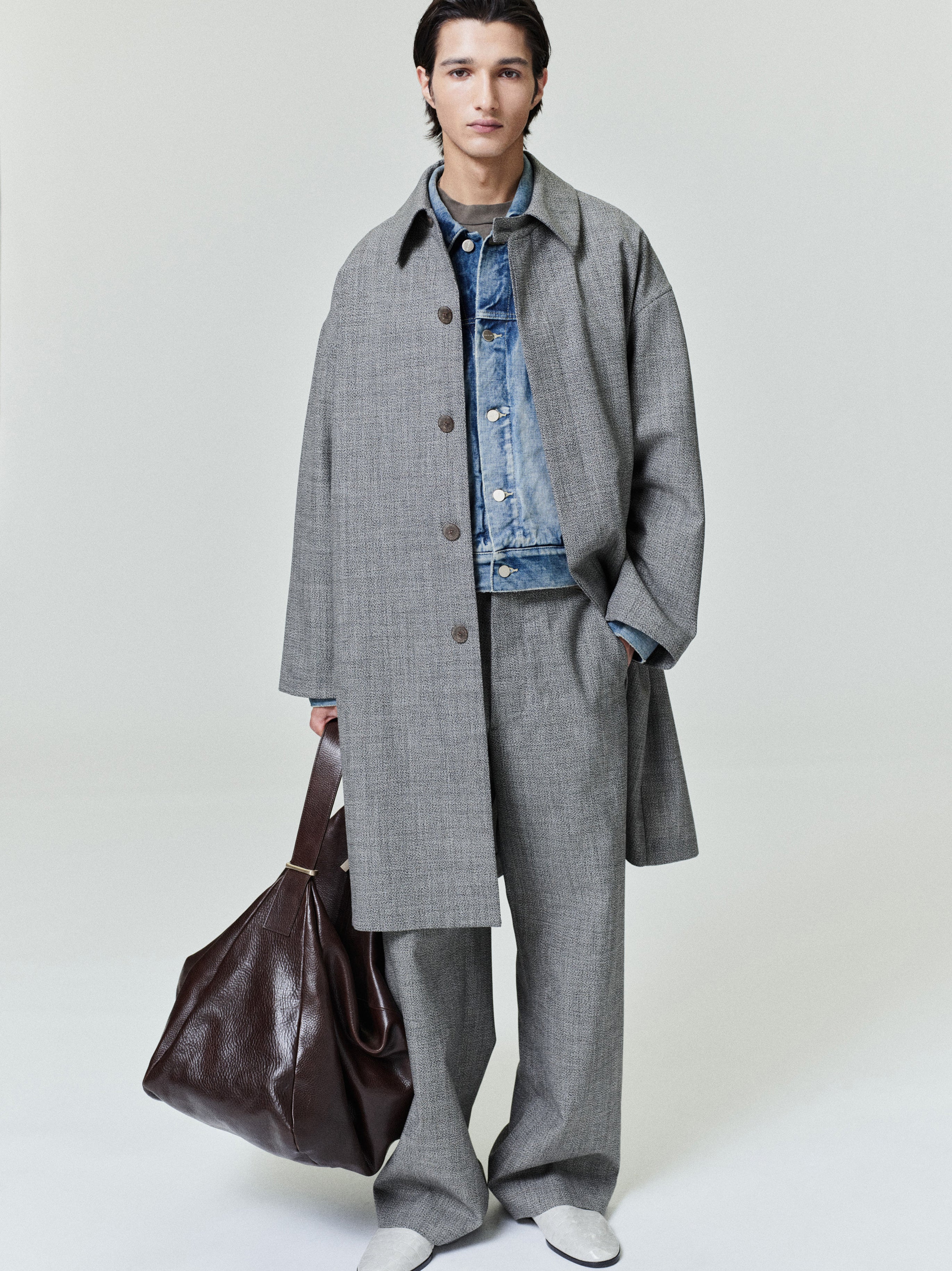 FOG fear of god ウールスタジアムジャケット グレー Mouline Wool Relaxed Trench Coat – Fear of God