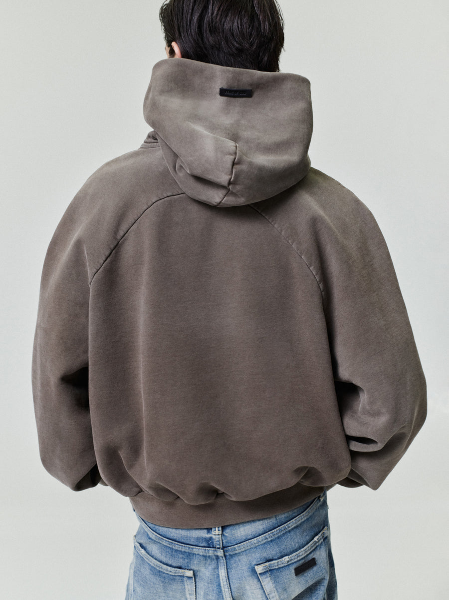 Sunfaded Classic Half Raglan Hoodie W/ Pocket Faded Brown / XS view 2