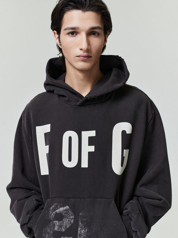 F Of G Classic Half Raglan Hoodie W/ Pocket view 1
