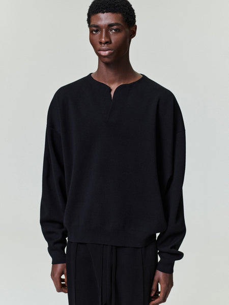 Merino Milano Knit Henley Sweater – Fear of God