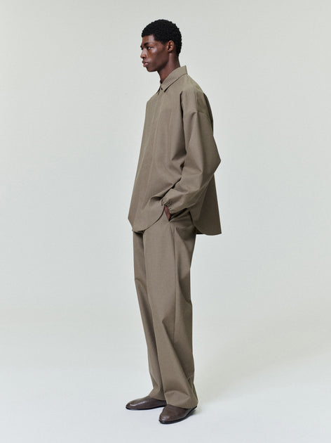 Wool Poplin Casual Flat Front Pants | Fear of God