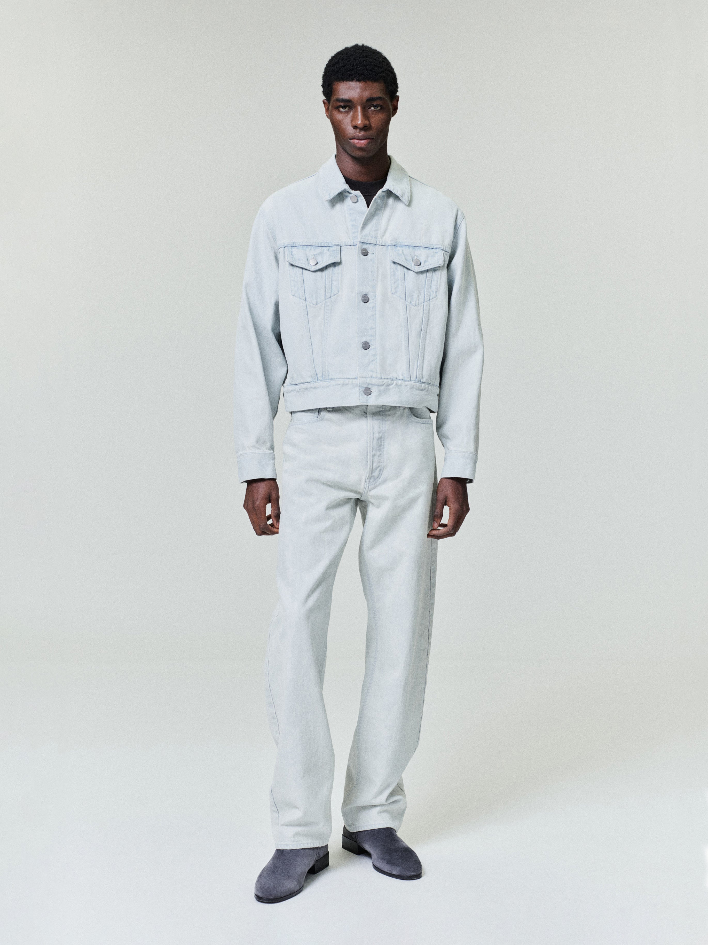 Bleach Washed Denim Straight 5 Pocket – Fear of God