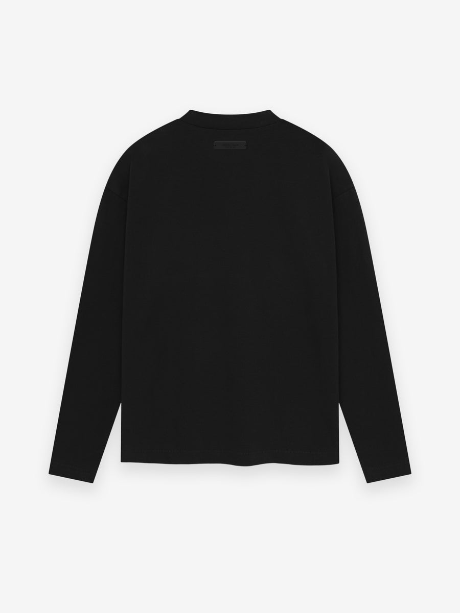 Essentials SS26 Classic Long Sleeve Tee Vintage Black / White / XS view 3