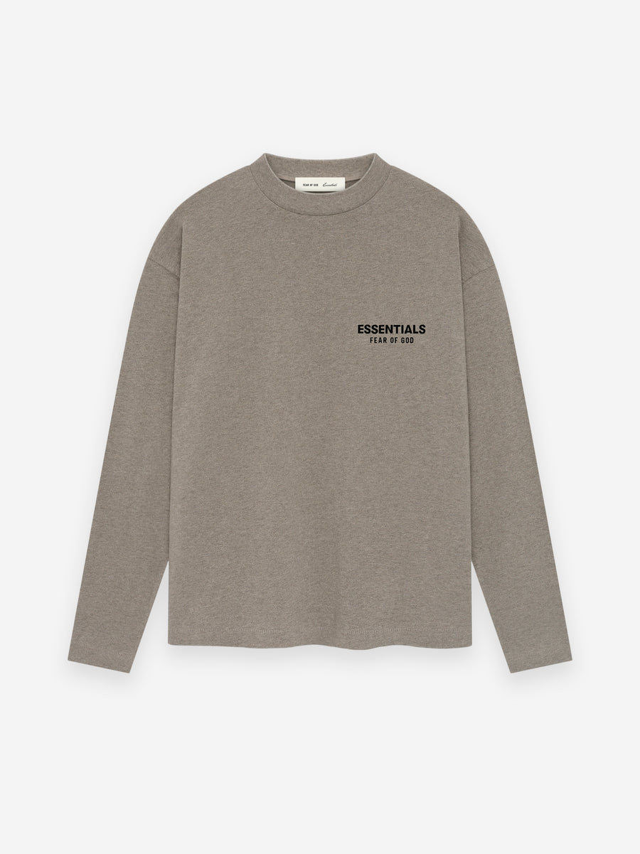 Essentials SS26 Classic Long Sleeve Tee Homestead Heather / XS view 1