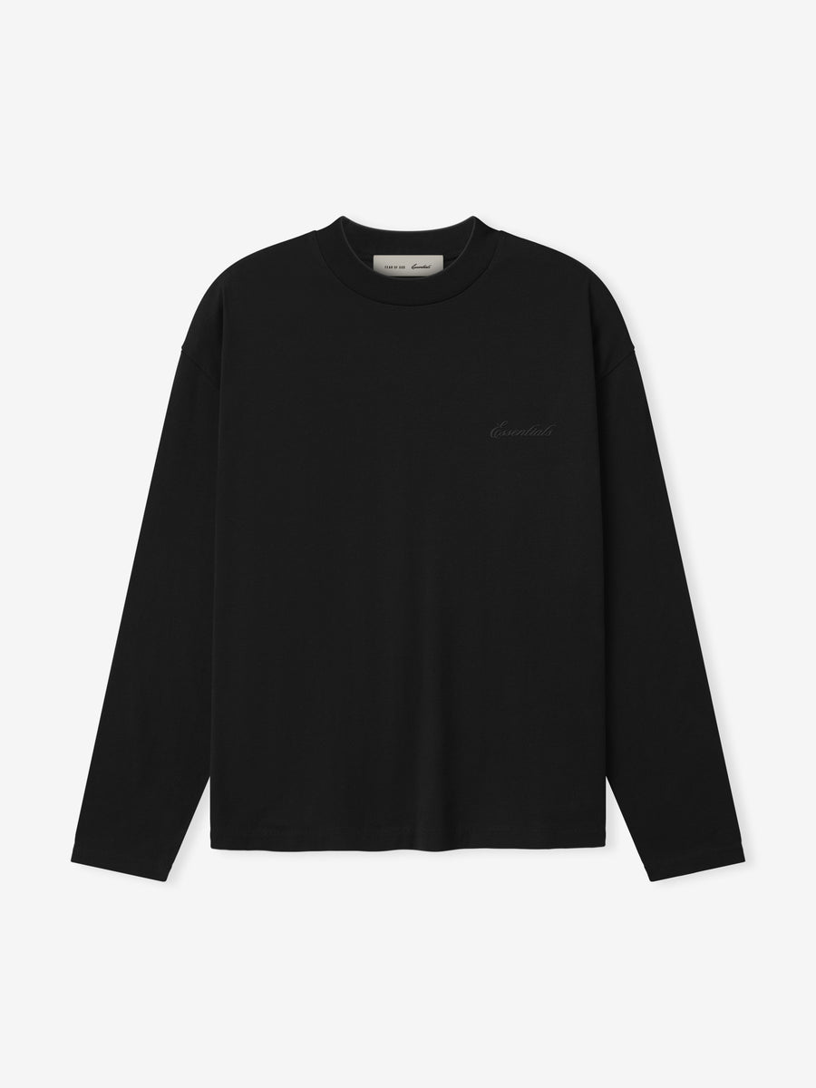 Essentials Classic Long Sleeve Tee Vintage Black / XS view 1