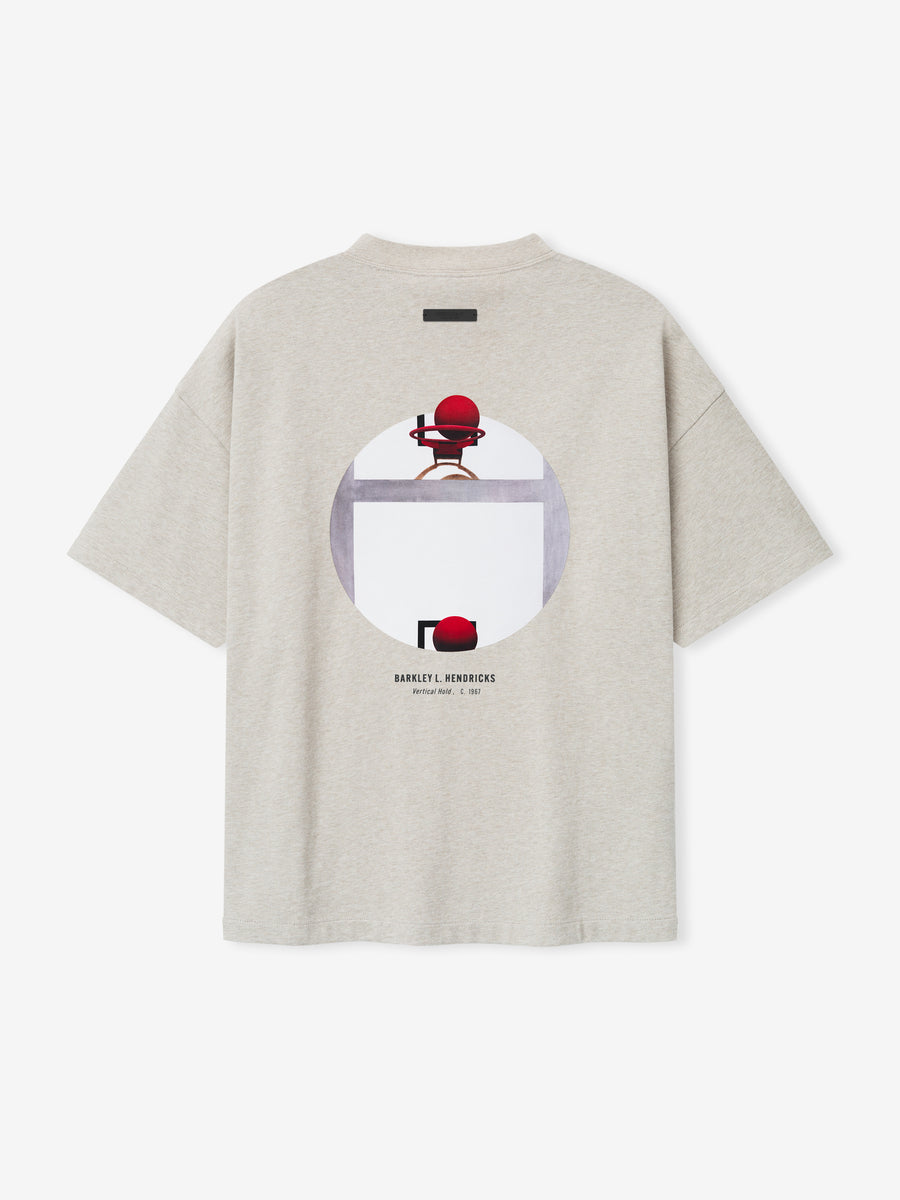 Warriors X Barkley Hendricks 90s Tee Heather Stone / XS view 2