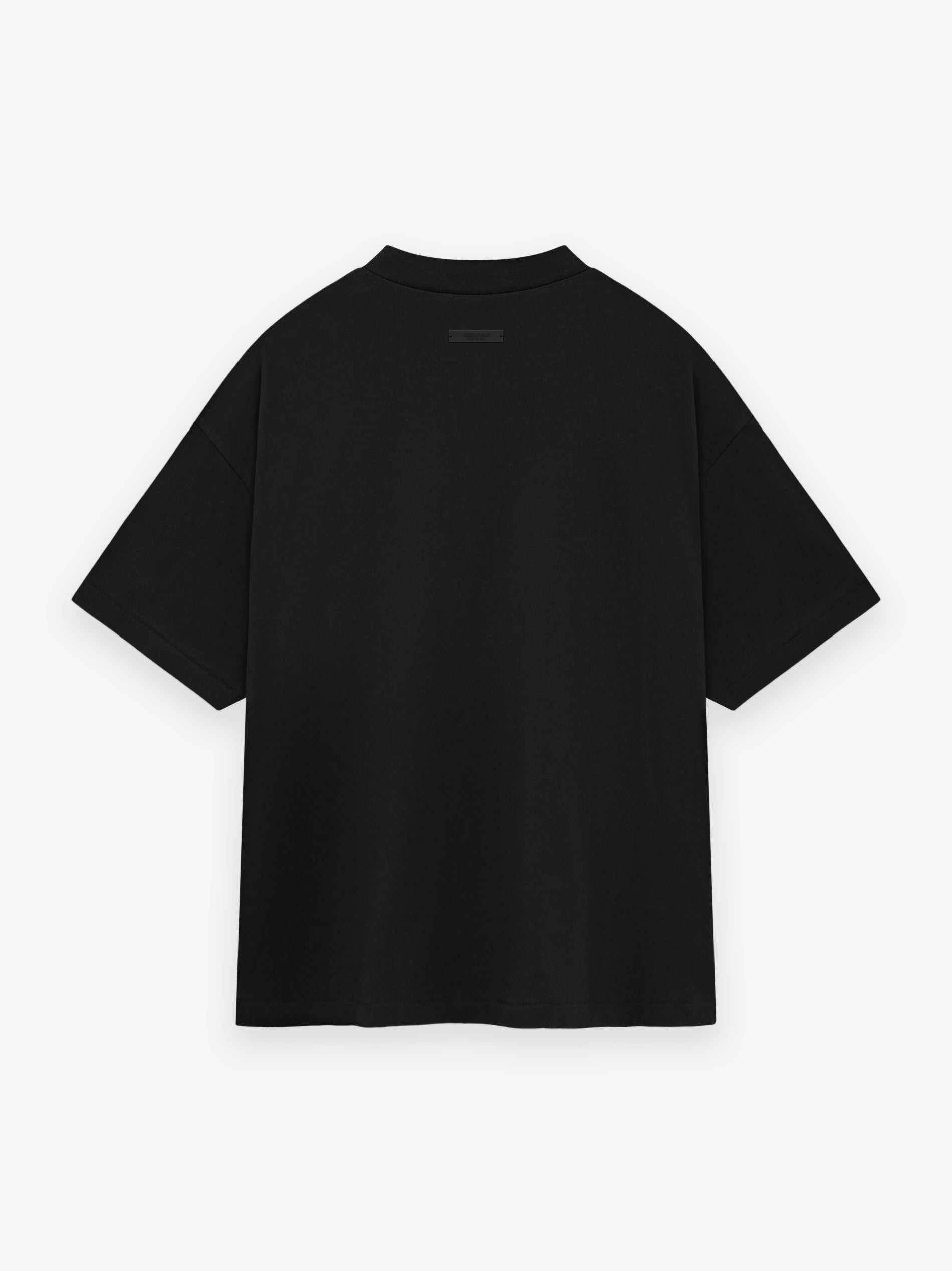 Jersey Crewneck Tee - Black | ESSENTIALS | Fear of God