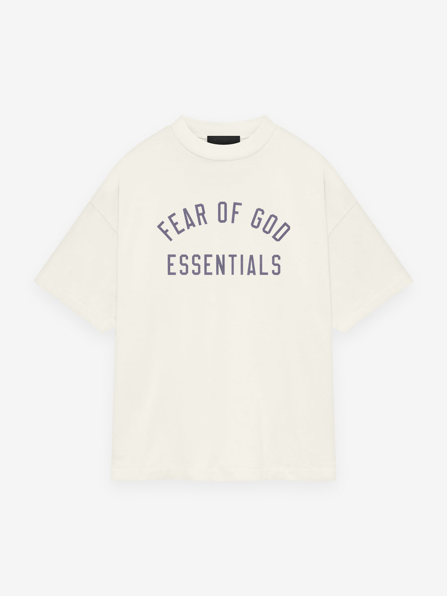Jersey Crewneck Tee - Shell | ESSENTIALS | Fear of God