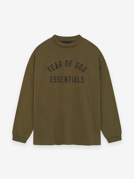 NWT: popular Fear of God Essentials L/S T-shirt