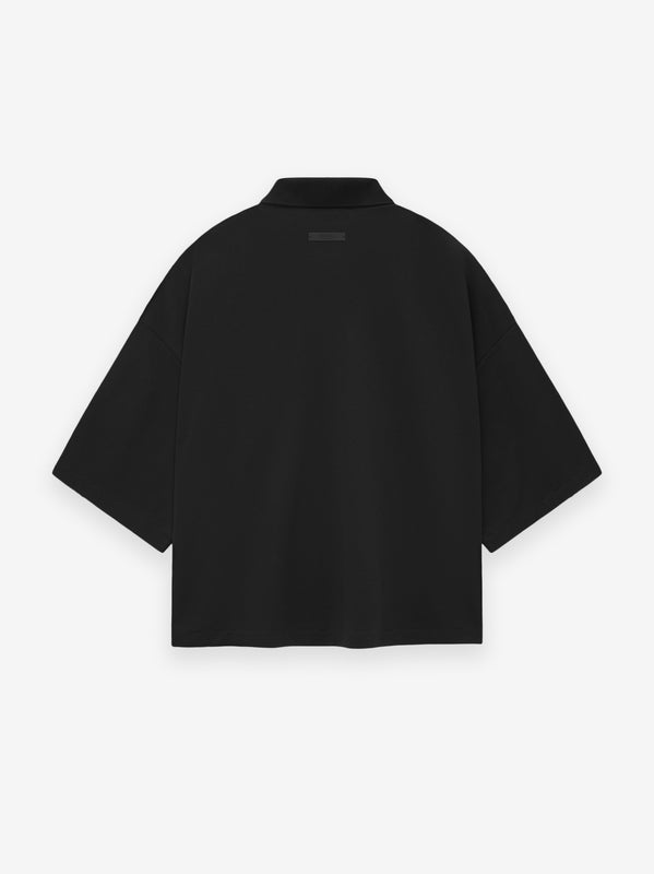 Textured Nylon Halfzip Pullover