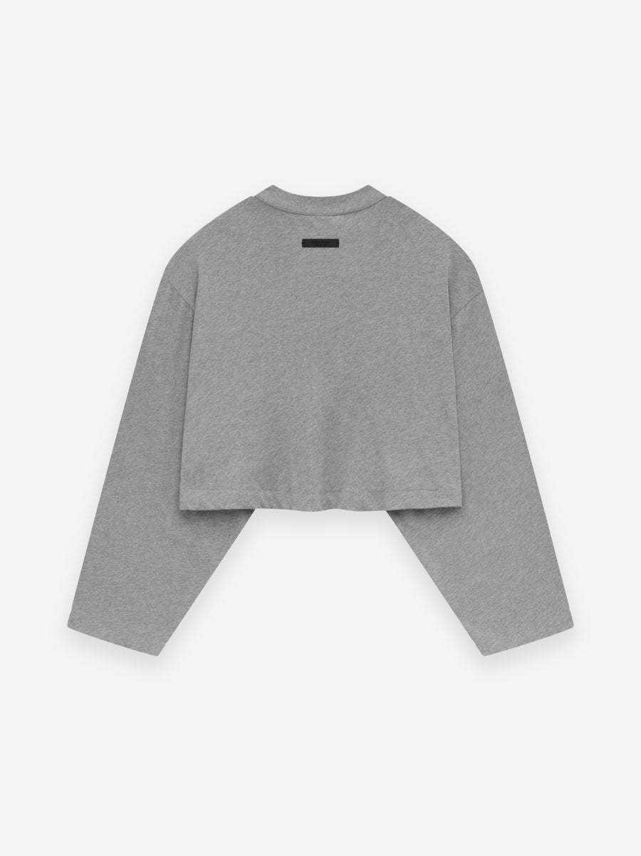 Womens Tri-Blend Cropped Longsleeve Shirt - Fear of God