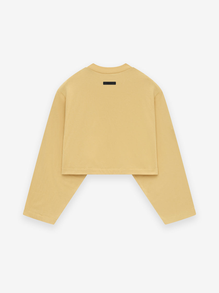 Womens Tri-Blend Cropped Longsleeve Shirt - Fear of God