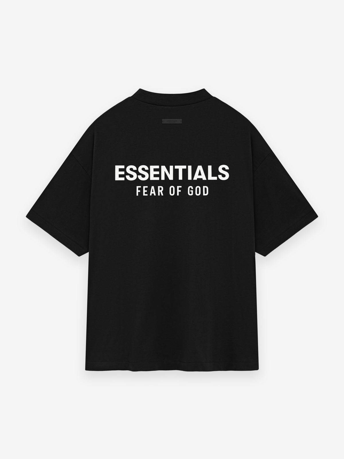 Jersey Crewneck T-Shirt in Black | Fear of God ESSENTIALS | Fear 