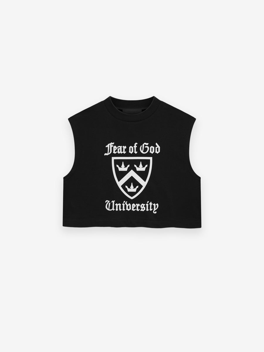 Women's Tri-Blend Cropped Muscle Tee - Fear of God