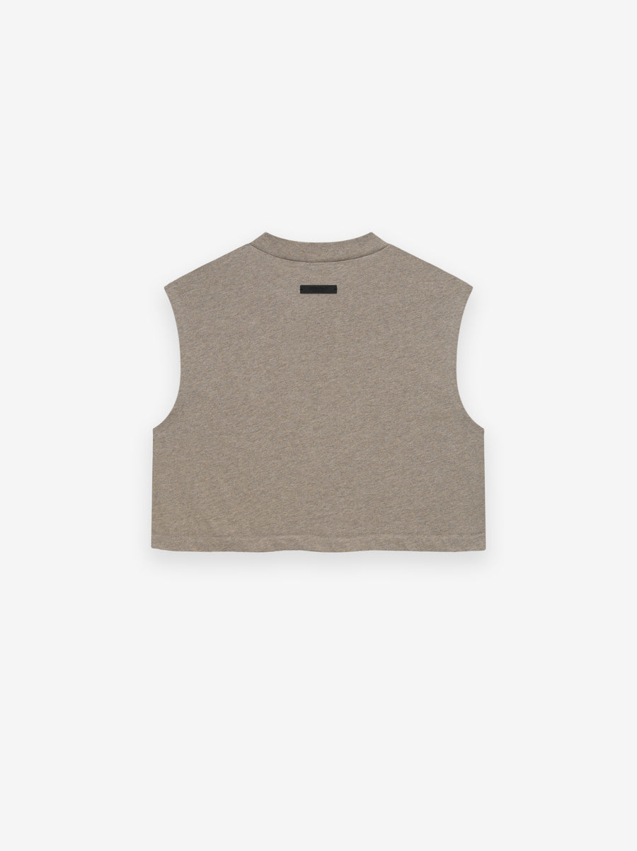 Women's Tri-Blend Cropped Muscle Tee - Fear of God