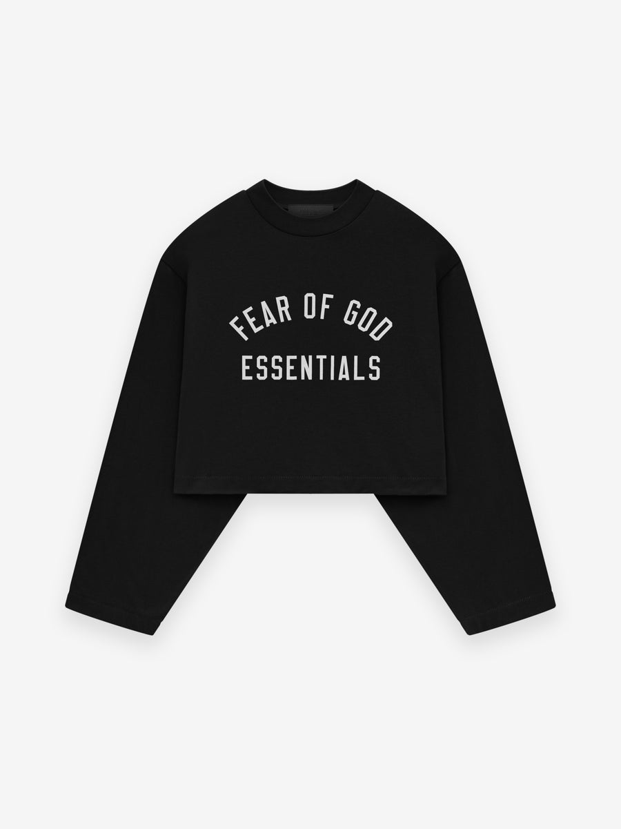 Women's Tri-Blend Cropped Longsleeve Shirt - Fear of God