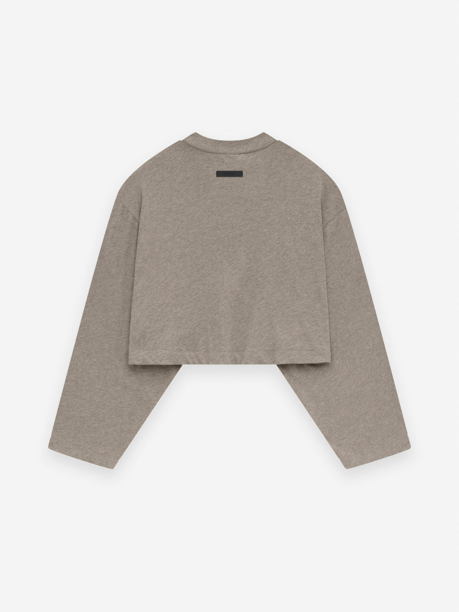 Women's Tri-Blend Cropped Longsleeve Shirt - Fear of God