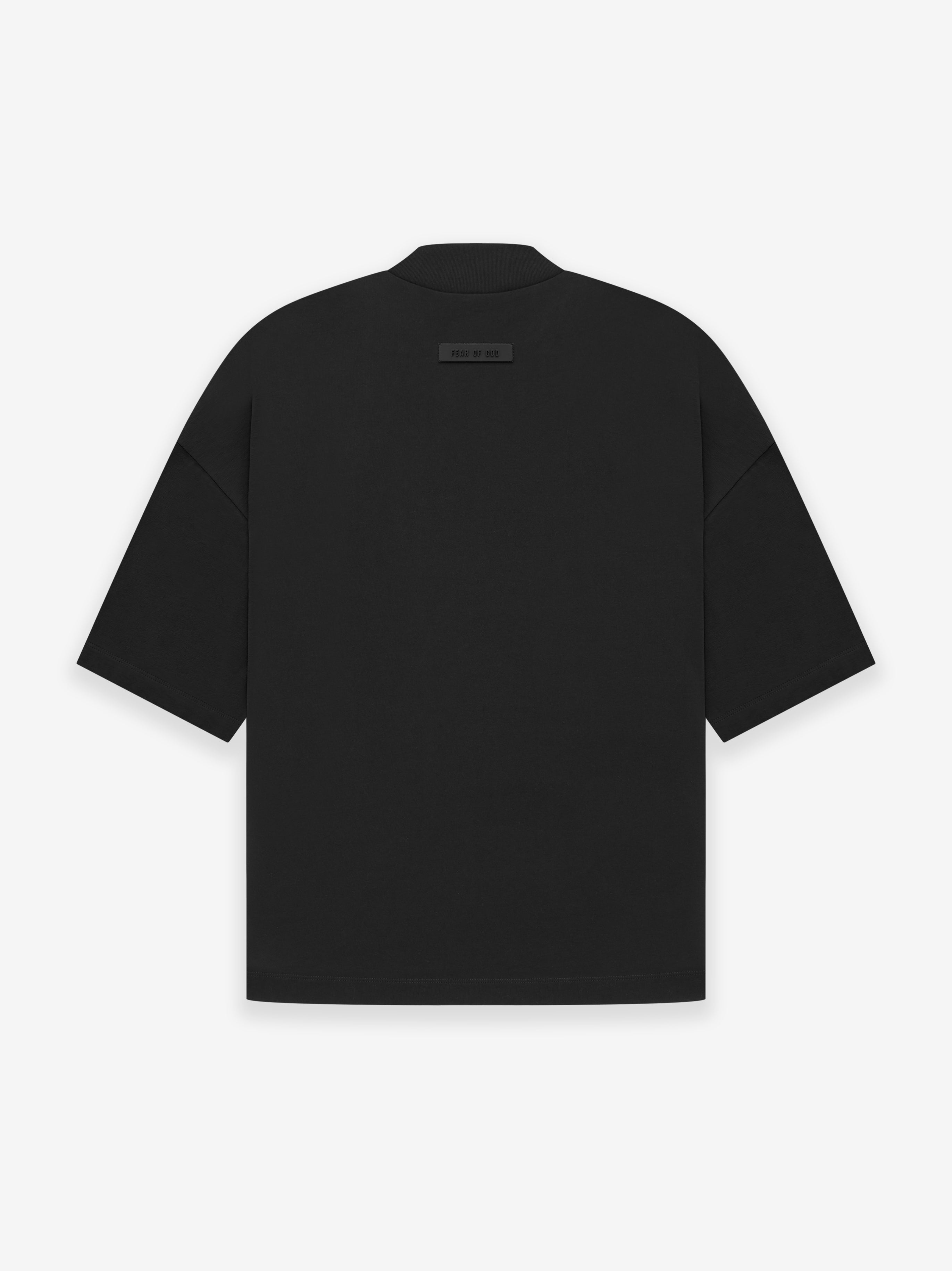 Camiseta Essentials Fear of God Jet Black Preto – COP CLUB