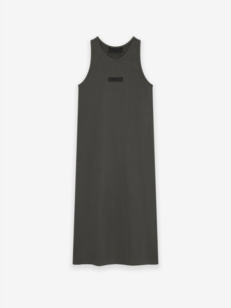 JERYS Low Back Solid Tank Dress Make Your Body More Beautiful (Color :  Black, Size : Small)
