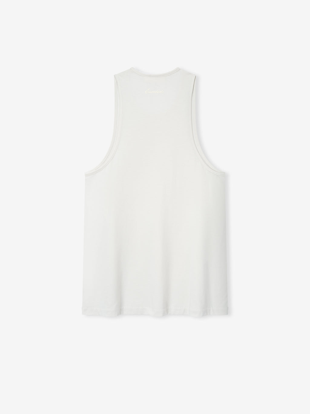 White tank top on a white background