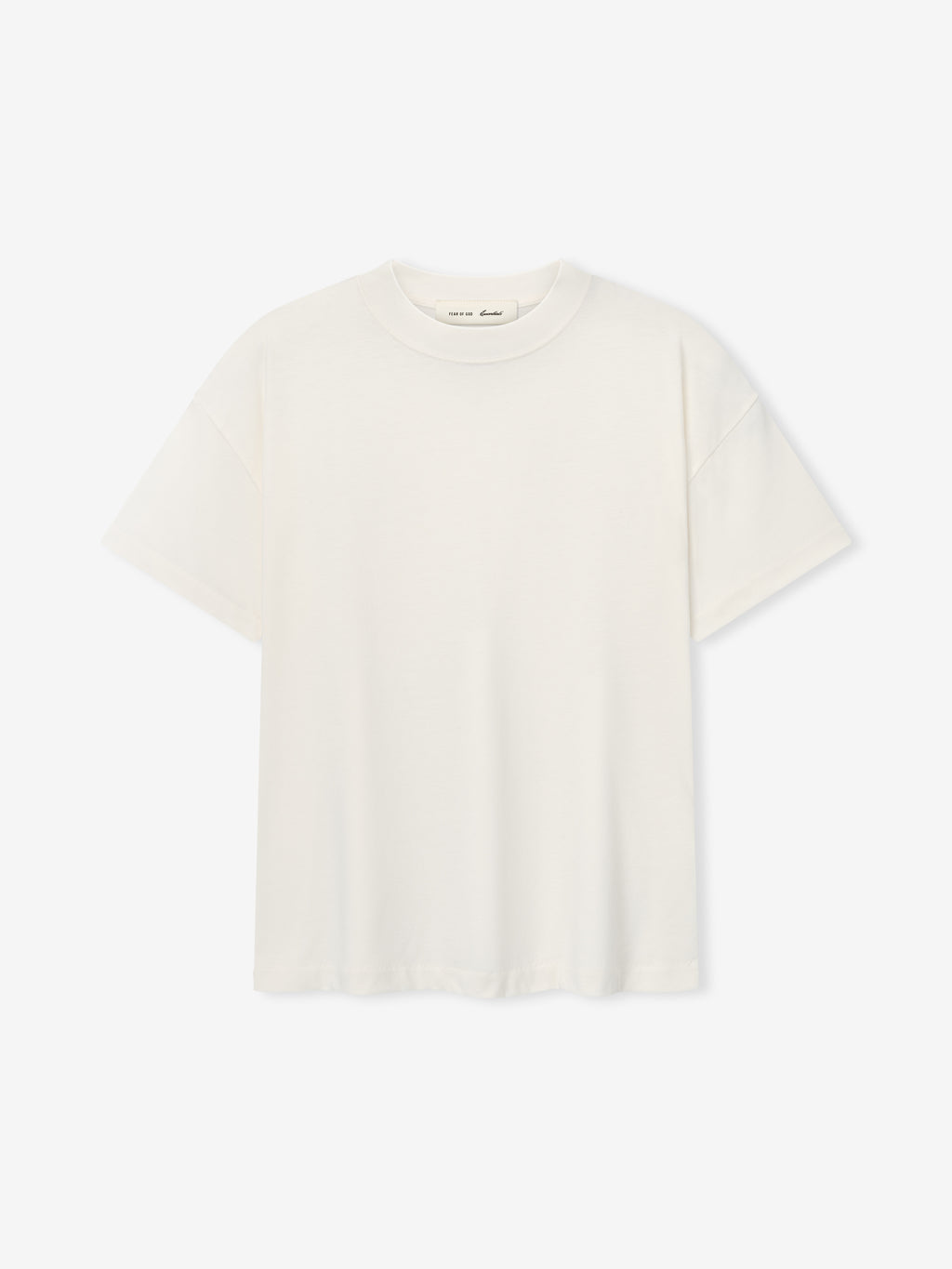 White t-shirt on a white background