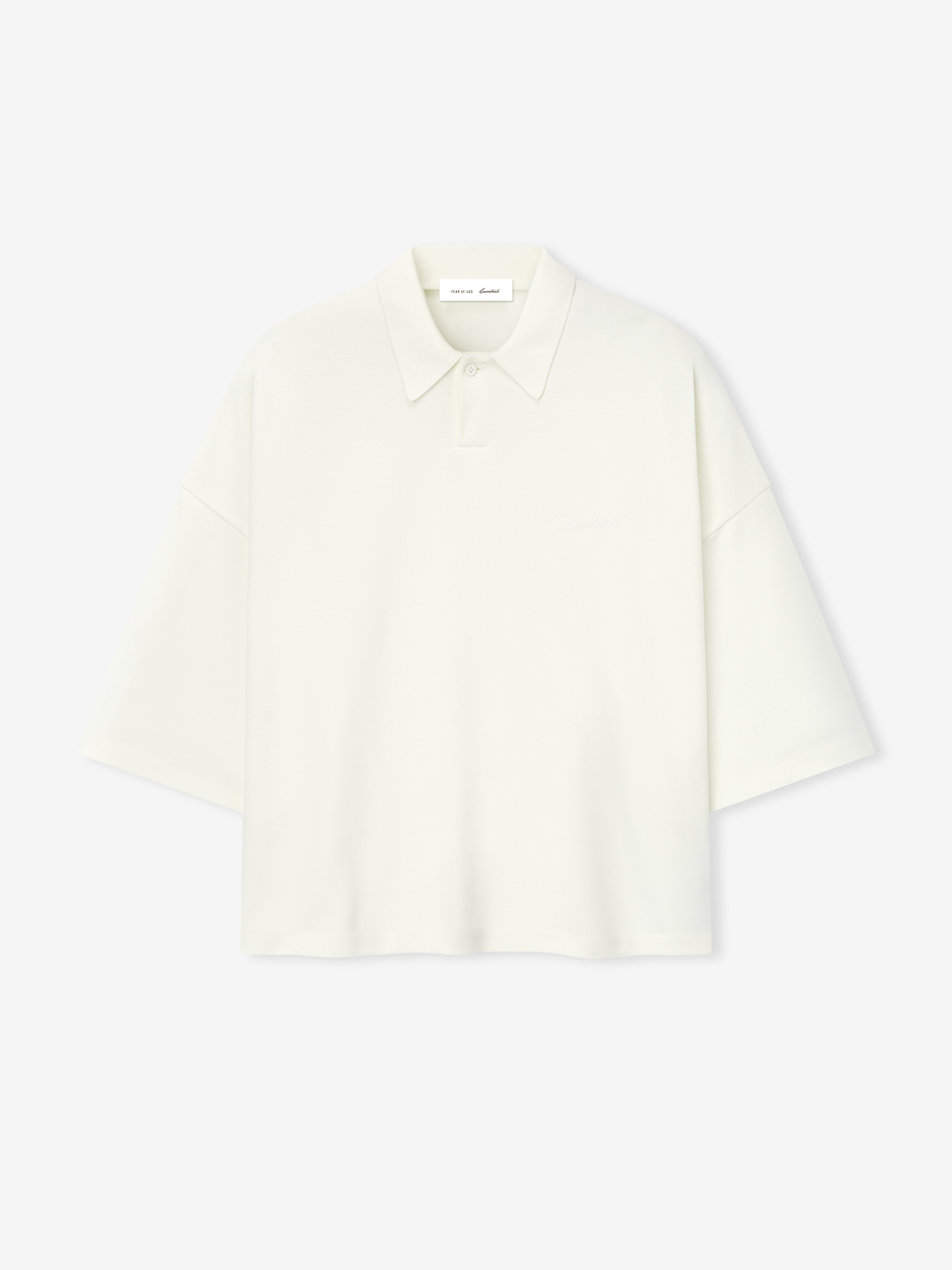 Pique Signature 90s Cropped Polo – Fear of God