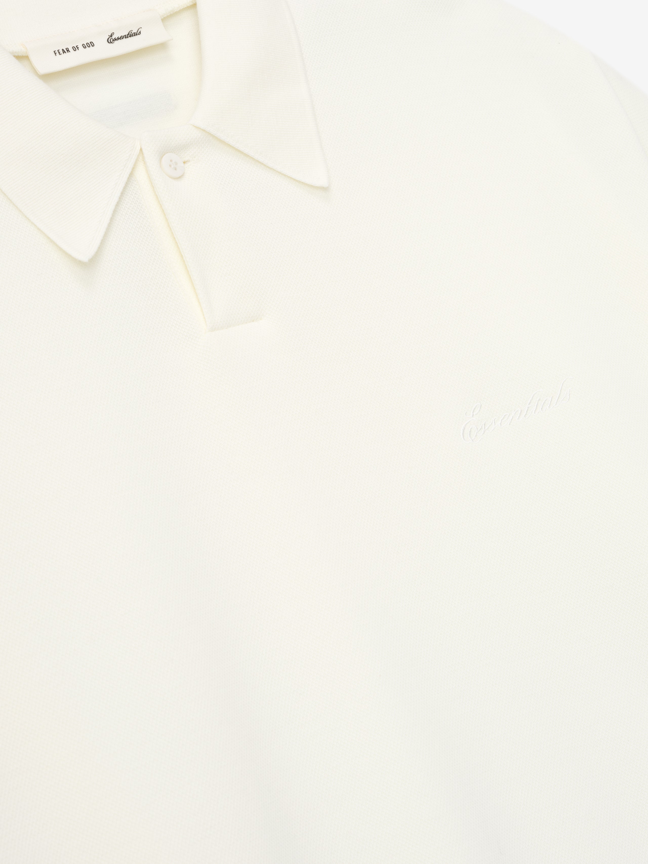 Pique Signature 90s Cropped Polo – Fear of God