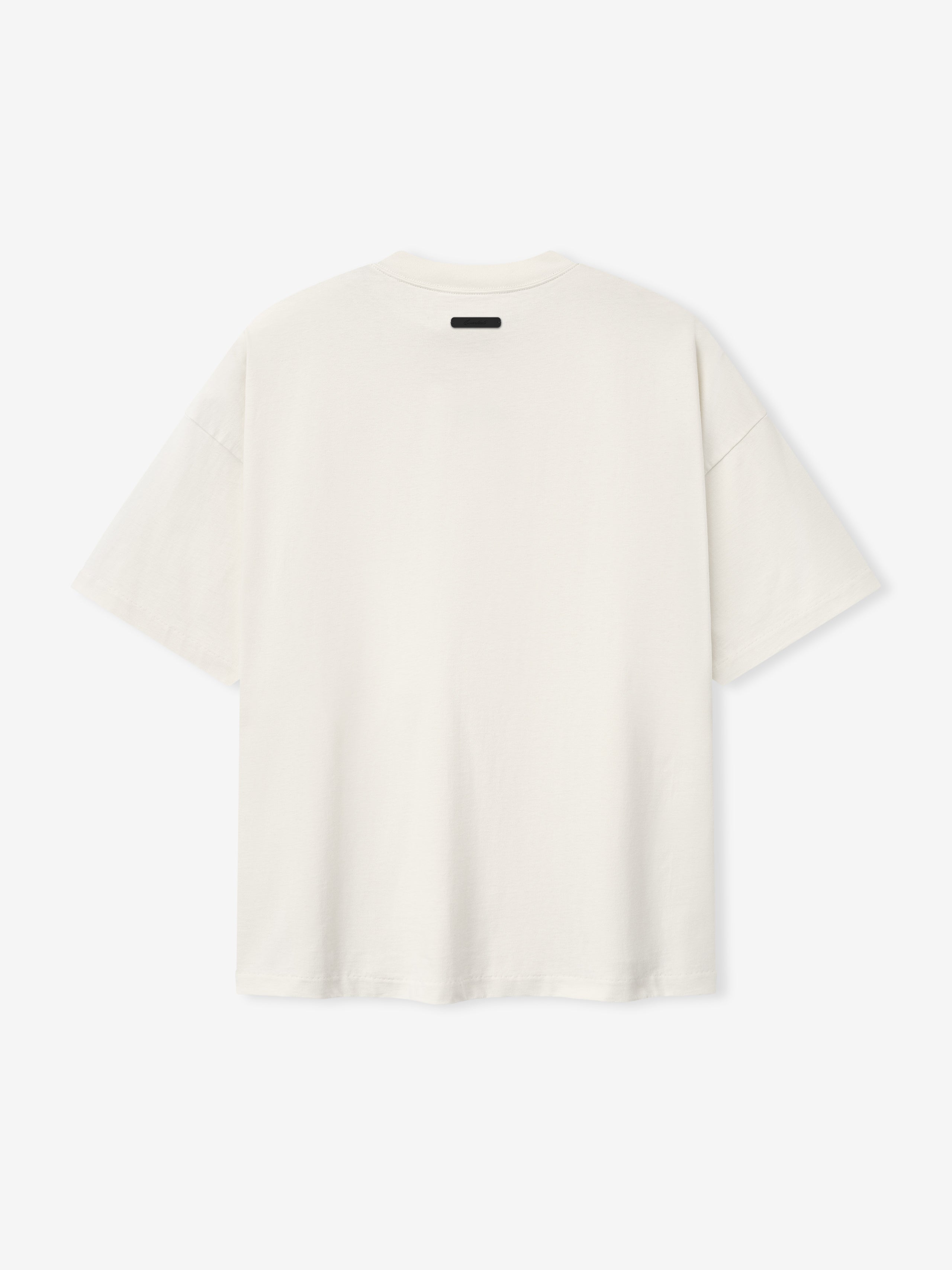 White t-shirt on a white background