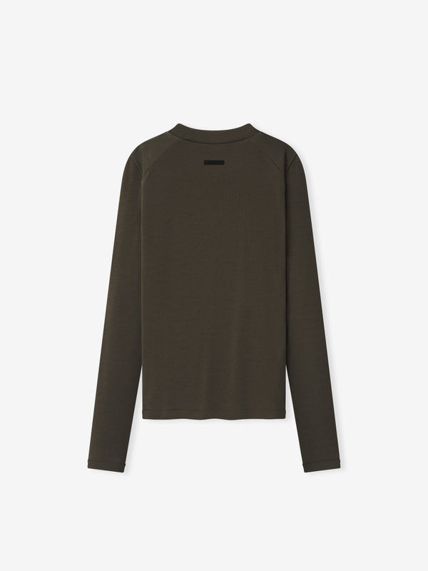 Womens Fitted Long Sleeve Tee view 2