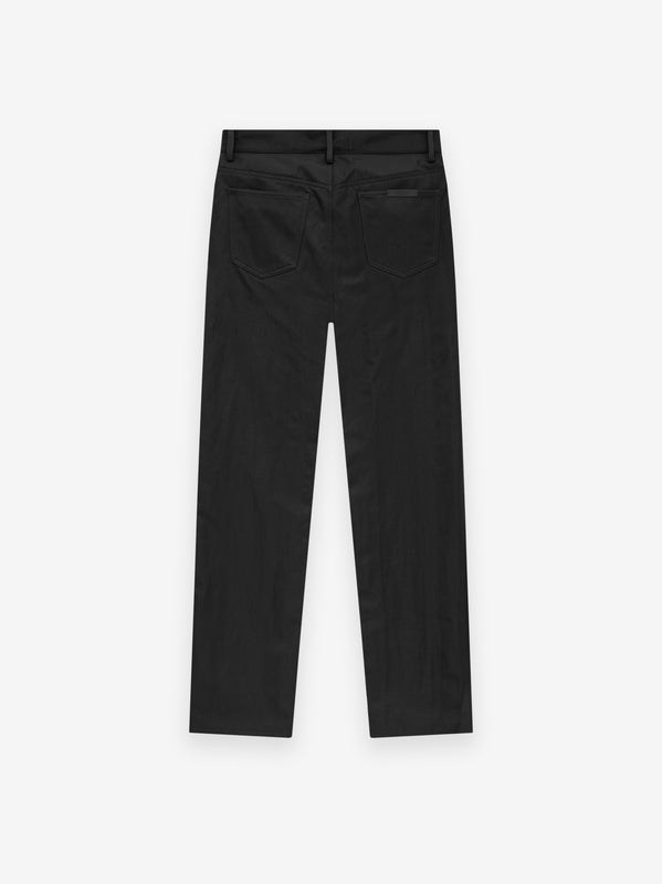 Textured Nylon 5-Pocket Pant