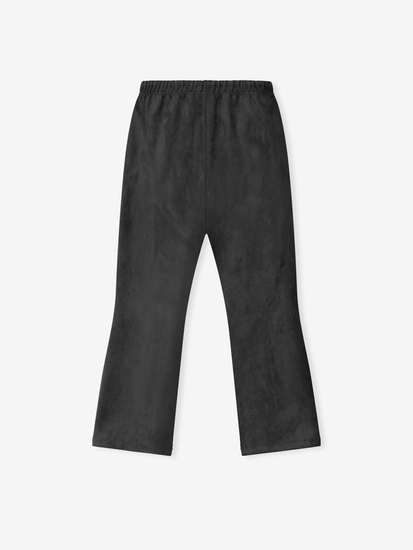 Suede Fleece Flare Sweatpant