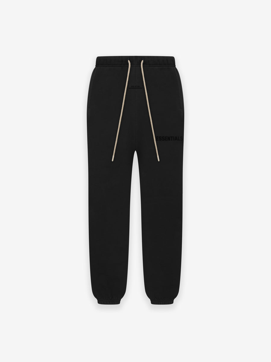 Black Essential Relaxed Sweatpants. – Milana Studios