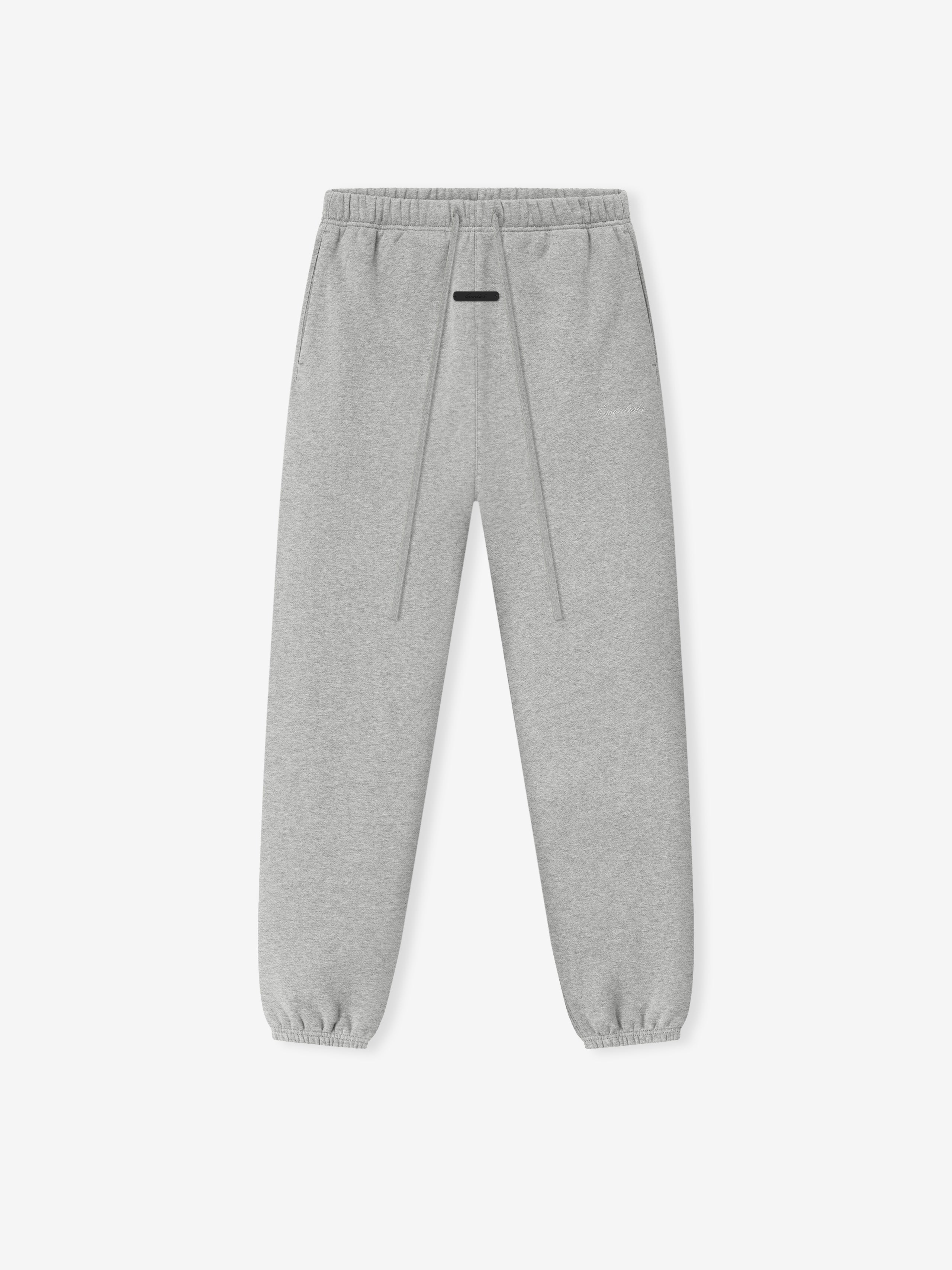 Gray sweatpants on a white background