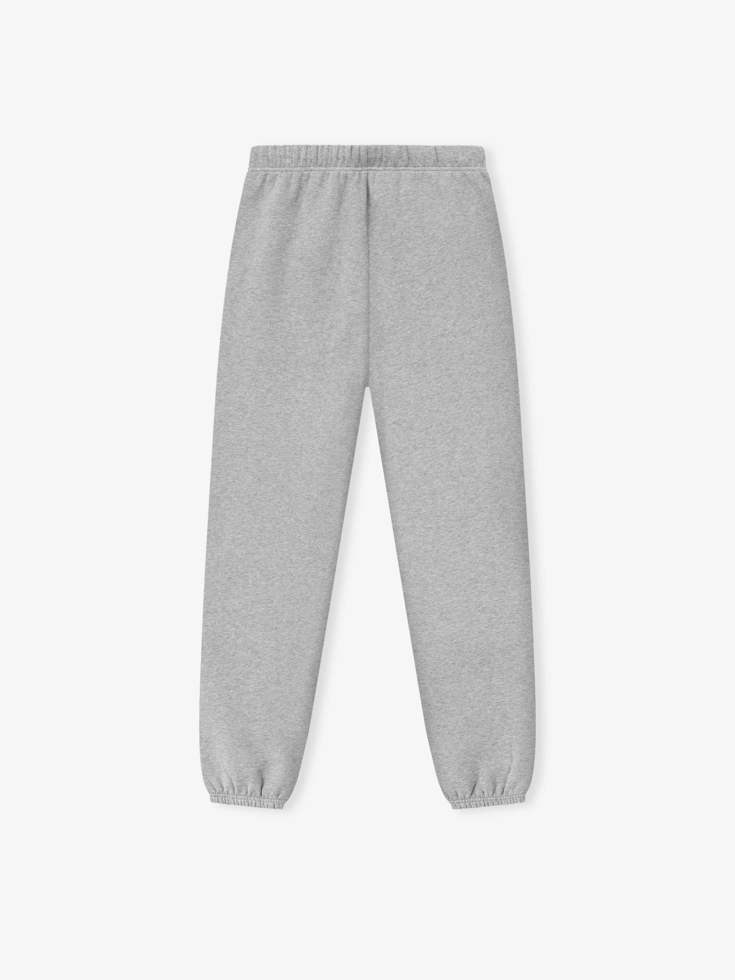 Gray sweatpants on a white background